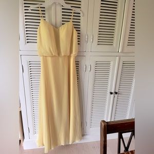 Bill Levkoff Canary Bridesmaid or Formal Dress. Hemmed for 5’1”